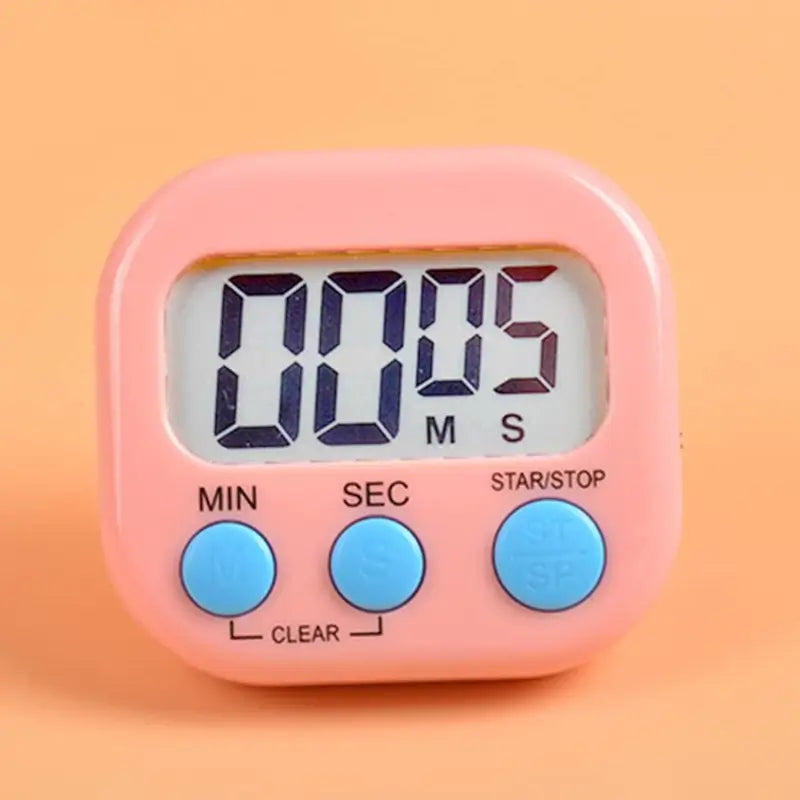 Digital Kitchen Timer Clear Big Digits 0-99 Min for Cooking Office Clock ( default, Standard ).