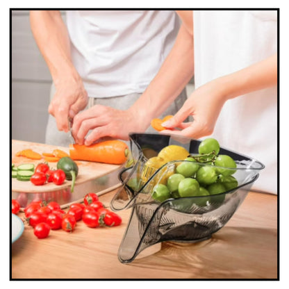 Kitchen sink drain basket funnel strainer for food waste