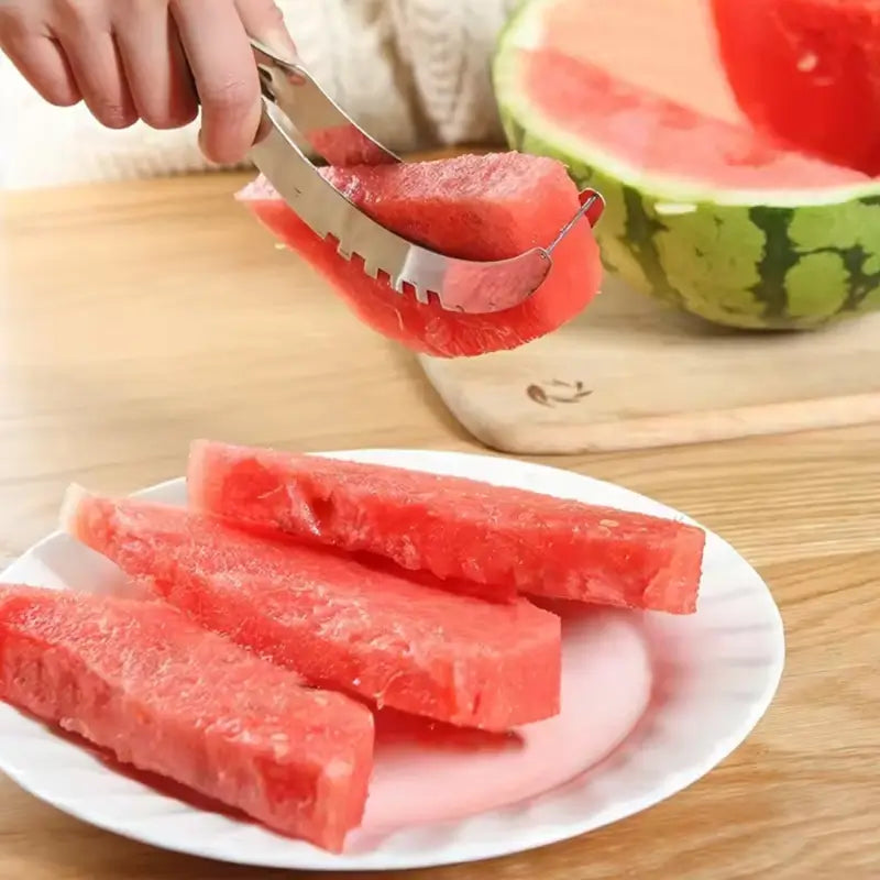3-in-1 Stainless Steel Watermelon & Fruit Slicer