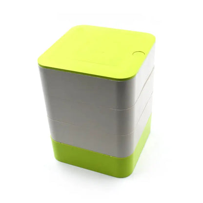4 Layers Jewelry Box, 360 Degree Rotating Jewelry Box, Jewelry and Earring Organizer Box, Accessory Storage Box ( default, Standard ).