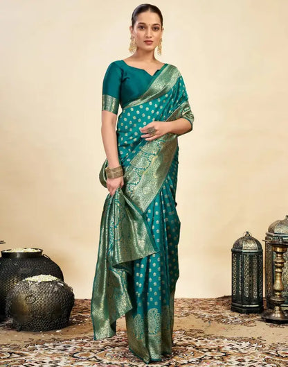 Jacquard Saree  Everyday Elegance Collection ( Rama, OS )