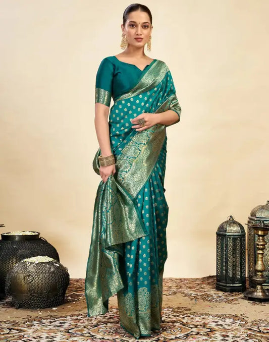 Jacquard Saree  Everyday Elegance Collection ( Rama, OS )