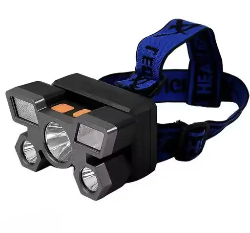 Original 5 LED USB Rechargeable Headlamp â€“ Outdoor Headlight ( default, standard )