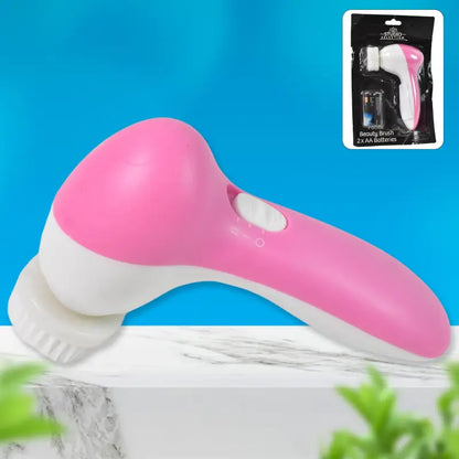 Facial Beauty Brush & Massager for Skin Care, Exfoliating & Blackhead Removal (1 Pc, 2 AA Batteries Included) ( default, Standard )