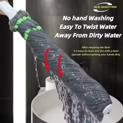 Microfiber Twist Mop with Extendable Handle