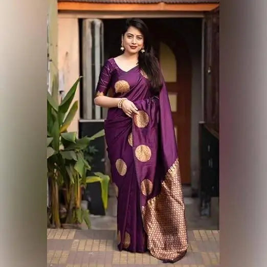 Banarasi Silk Saree  The Graceful Radiance Collection ( gold, OS )