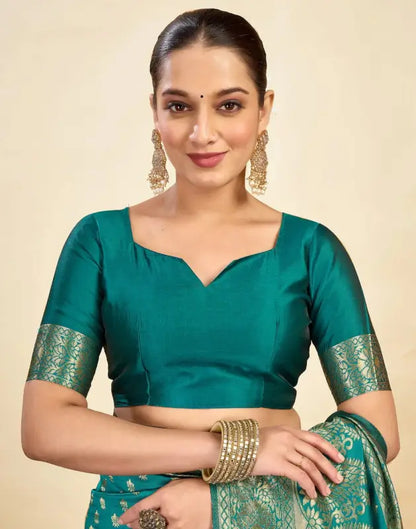 Jacquard Saree  Everyday Elegance Collection ( Rama, OS )