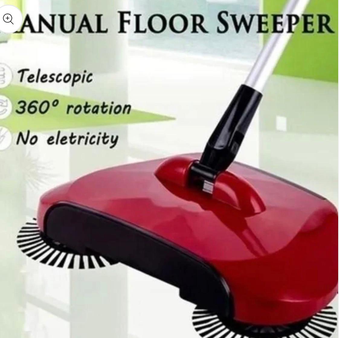 Floor Dust Cleaning MOP Broom with Dustpan Multi Functional Broom Machine for Home & Office