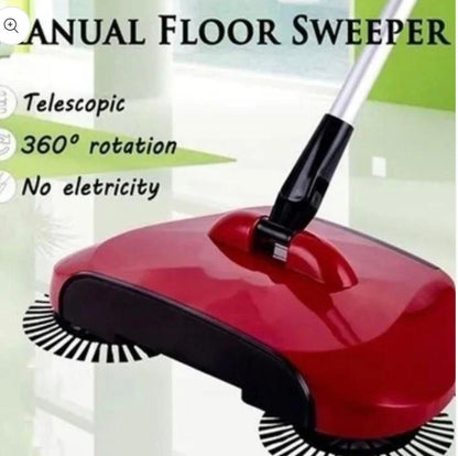 Floor Dust Cleaning MOP Broom with Dustpan Multi Functional Broom Machine for Home & Office
