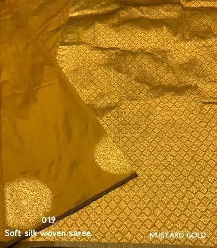 Banarasi Silk Saree  The Graceful Radiance Collection ( gold, OS )