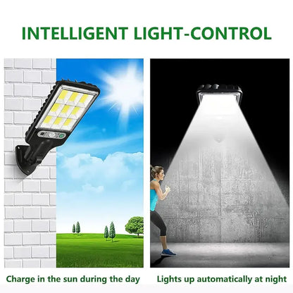 High-Power Solar LED Street Light with Motion Sensor & Remote Control ( default, OS )
