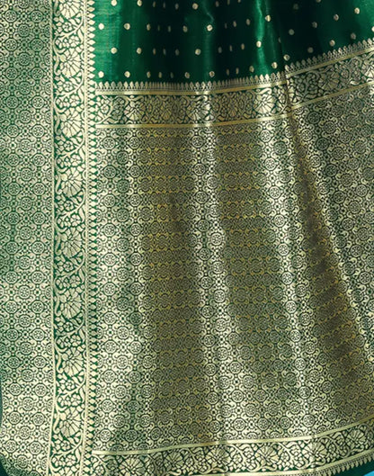 Jacquard Saree  Everyday Elegance Collection ( green, OS )