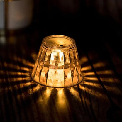 Cup-Shaped Crystal LED Table Lamp Modern Decorative Night Light ( default, Standard )