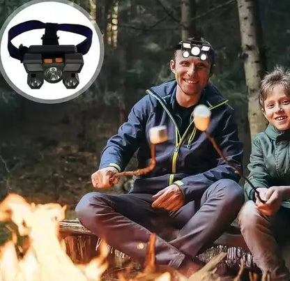 Original 5 LED USB Rechargeable Headlamp â€“ Outdoor Headlight ( default, standard )