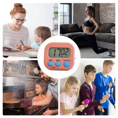 Digital Kitchen Timer Clear Big Digits 0-99 Min for Cooking Office Clock ( default, Standard ).