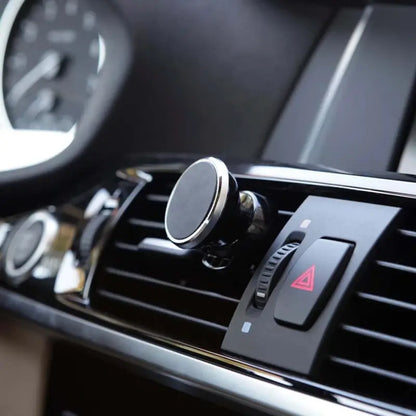 Universal magnetic car mobile holder - Non-Slip Base, Durable Plastic, Compact Mini Size