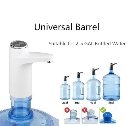 Drinking Dispenser Portable USB Water Bottle Pump – Electric Drinking Dispenser