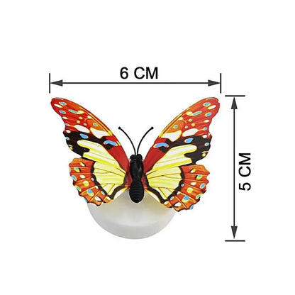 Butterfly 3D Night Lamp â€“ Multicolor Illusion LED Lamp for Bedroom, Drawing Room & Kids ( default, OS )