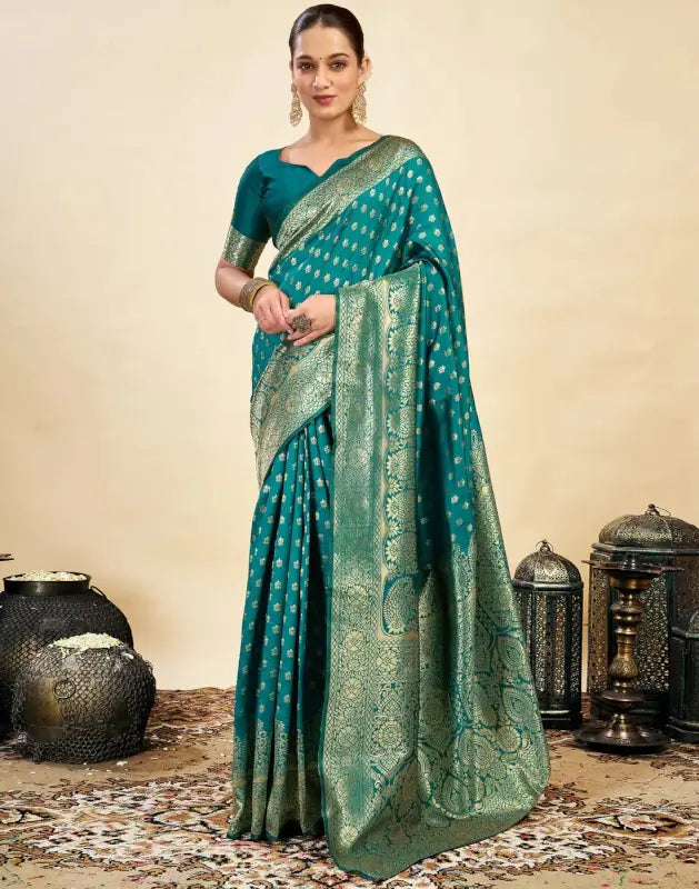 Jacquard Saree  Everyday Elegance Collection ( Rama, OS )