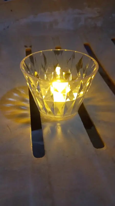 Cup-Shaped Crystal LED Table Lamp Modern Decorative Night Light ( default, Standard )