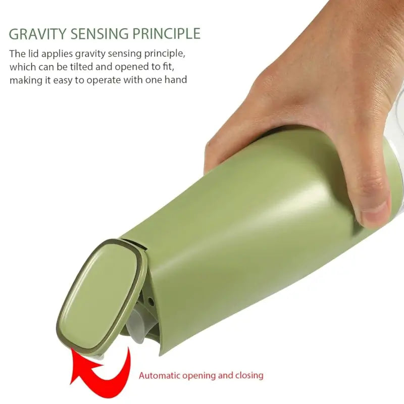 Cooking Oil Dispenser Bottle – 500ml Automatic Lid