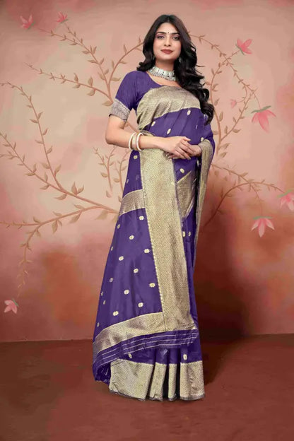 Cotton Saree  The Graceful Violet Glow Collection ( wine, OS )