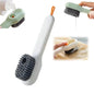 Multifunctional Scrubbing Brush with Liquid Soap Dispenser – Shoe & Clothes Cleaning