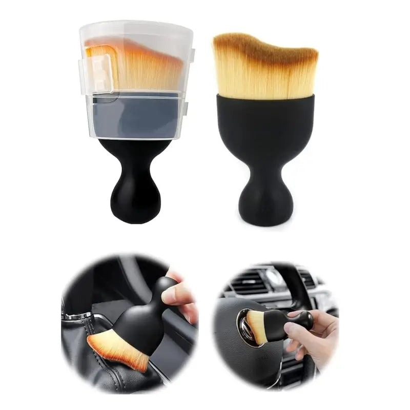 Mini Car Interior Cleaning Soft Brush for Dust Removal ( default, Standard ).