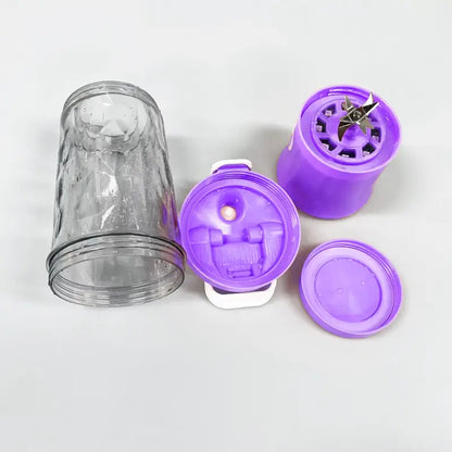 Electric Crusher Juicer With Multicolor Light, 8 Blades (600 ML / Multicolor) ( multicolor, Standard ).