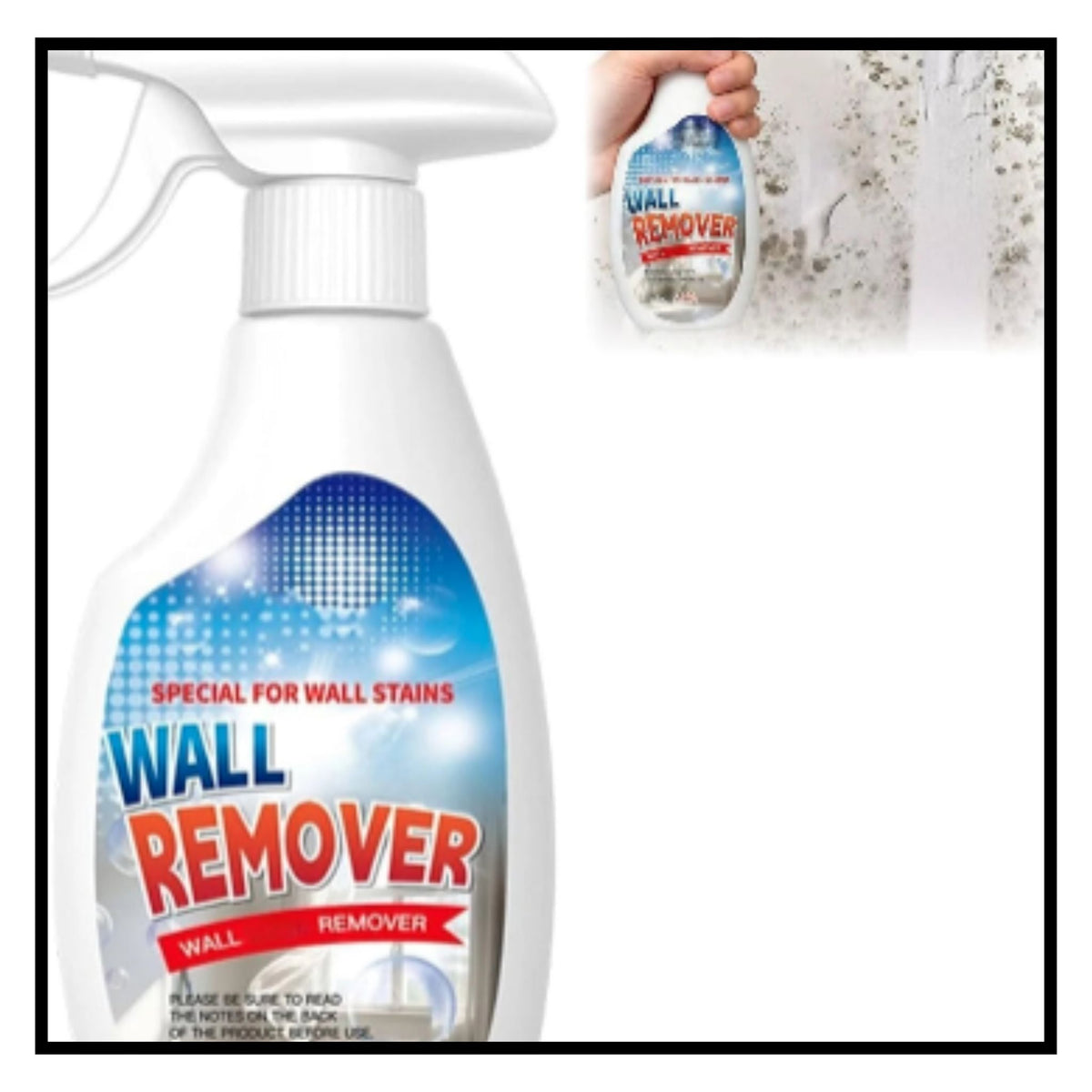 Wall mold remover spray pack of 2 for walls bathroom tiles and damp areas