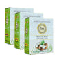 white soap coconut milk 125gm coconut oil handmade natural pure soap pack of 3