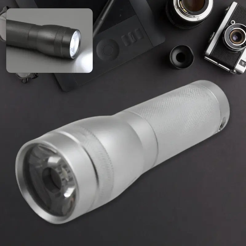 Portable Mini Torch / Flashlight LED Powerful High Lumens Pen Light Easy To Carry, Portable Pocket Compact Torch for Emergency 3 Battery operated (Battery not included / 1 pc).