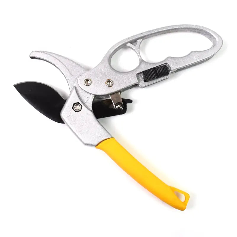Professional Pruning Shears, Ergonomic Gardening Shears with High-Carbon Steel Blade Ratcheting Trimming Tool for Plants, Trees, and Hedges (200 MM) ( default, Standard ).