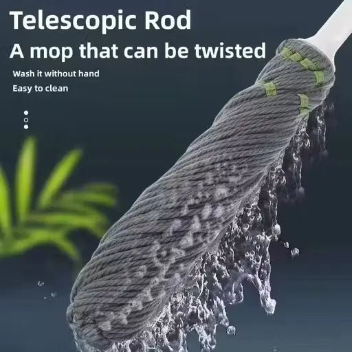 Microfiber Twist Mop with Extendable Handle