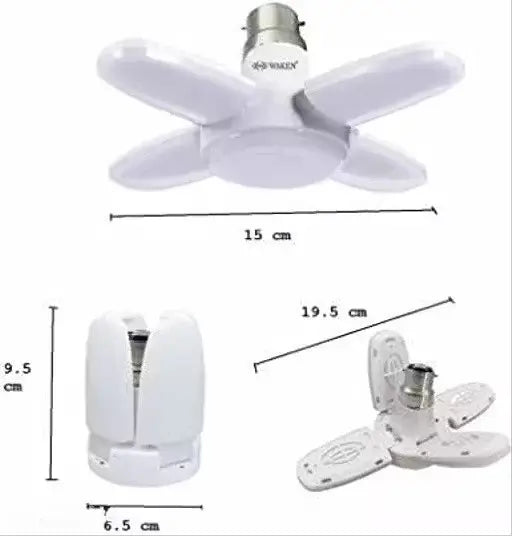 24 Watt Fan 4 Blade LED Bulb Fan ( default, OS )