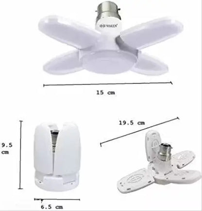 24 Watt Fan 4 Blade LED Bulb Fan ( default, OS )