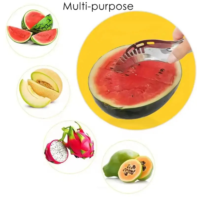 3-in-1 Stainless Steel Watermelon & Fruit Slicer